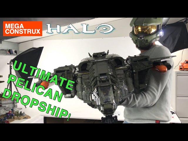 Halo Mega Construx ULTIMATE Pelican Dropship MOC - OVERVIEW