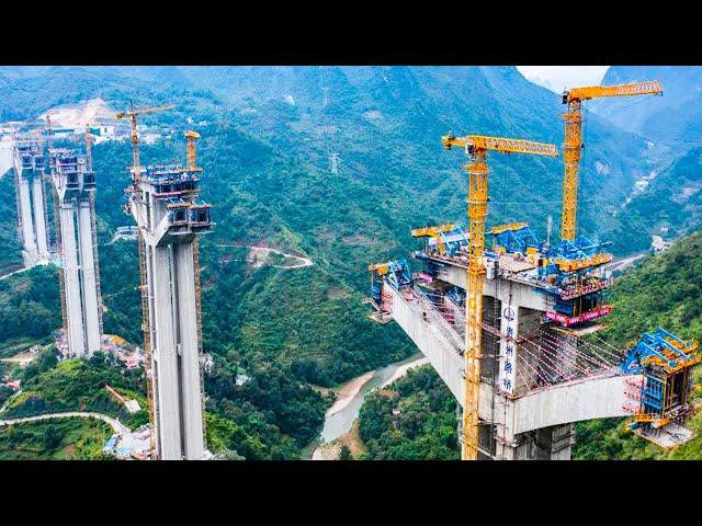 Biggest Bridge Construction Process - Modern Heavy Duty Bridge Equipment - Mega Bridge Technology