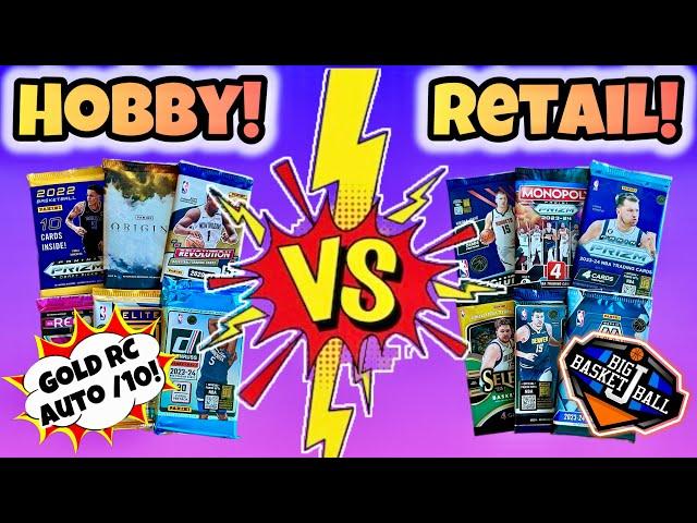 *HOBBY vs RETAIL!* Ripping 30+ Basketball Packs  Prizm, Optic, Mosaic & More + GOLD ROOKIE AUTO!