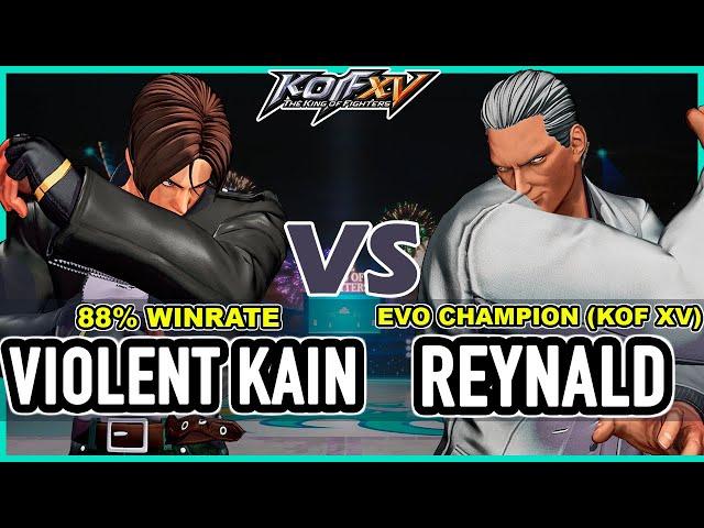 KOF XV  Reynald (Geese/Krohnen/Luong) vs Violent Kain (Rock/Kyo/Iori)  Steam