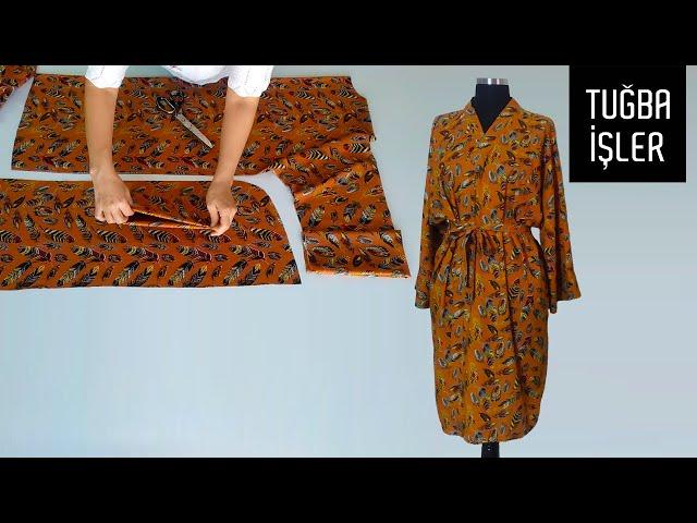 Çok Pratik Kimono Kesimi ve Dikimi | Tuğba İşler