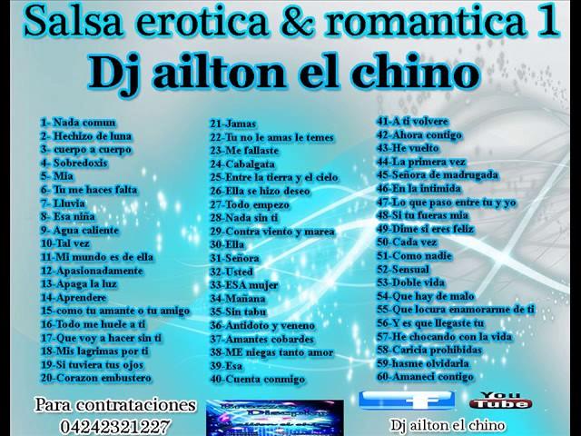 salsa erotica y romantica 1   Dj ailton el chino