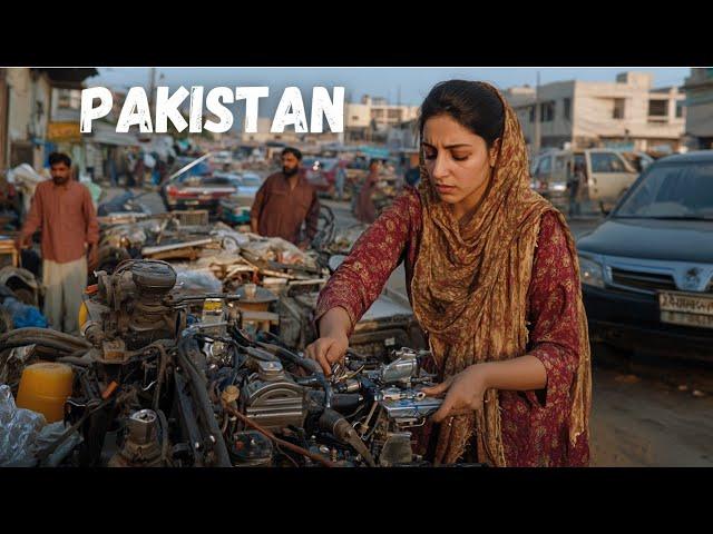 Inside Lahore’s Industrial Zone: Metal Cutting & Heavy Machinery Dismounting | Real Pakistan