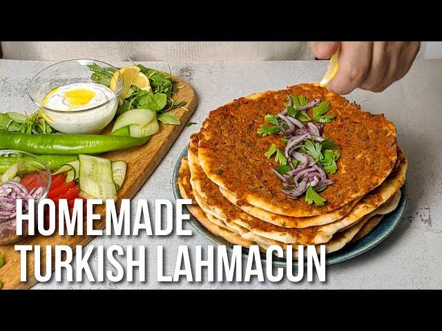 Turkish Lahmacun Recipe - Homemade Lamb Flatbreads