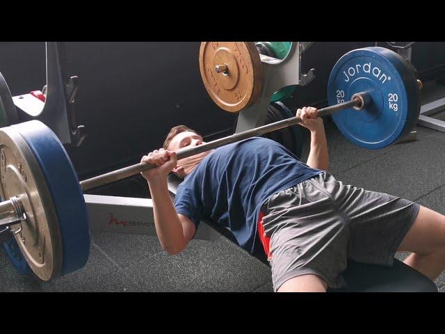 70KG Bench Press Double (Road to 80KG)