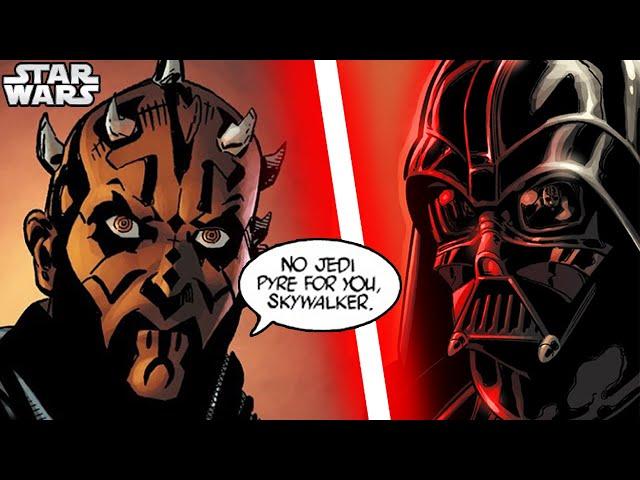 Darth Vader FIGHTS Darth Maul who Calls him Anakin