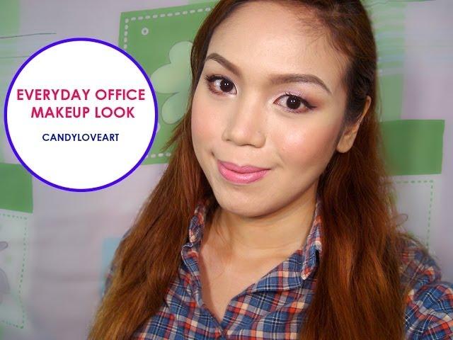 MY EVERYDAY OFFICE MAKEUP LOOK - candyloveart