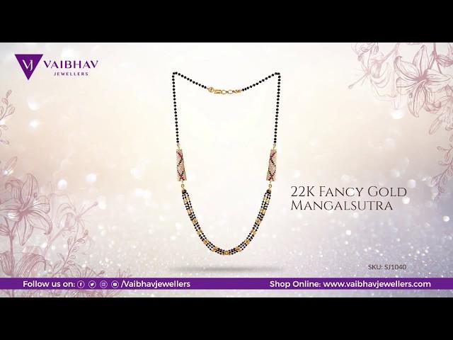 22K Gold Mangalsutra designs | Nallapusalu Collection | Vaibhav Jewellers (Part 1)