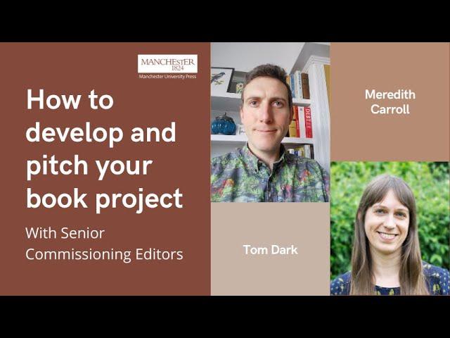 How to develop and pitch your book project