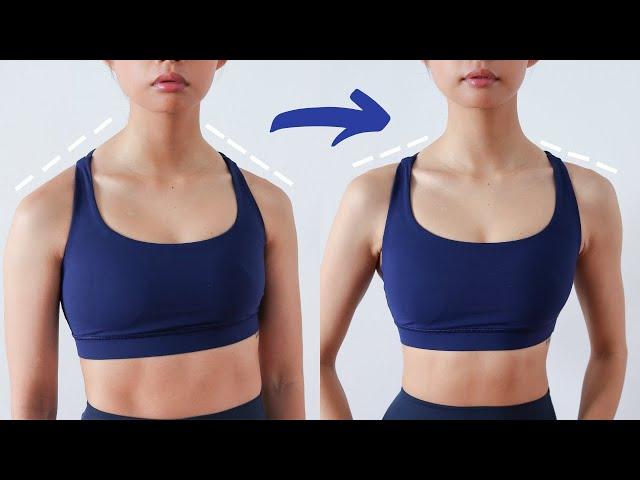 90 DEGREE SHOULDERS WORKOUT | Fix Rounded Shoulders & Hunchback in 10 min ~ Emi