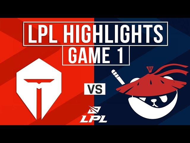 TES vs AL Highlights Game 1 | LPL 2025 Split 1 Finals | Top Esports vs Anyone's Legend