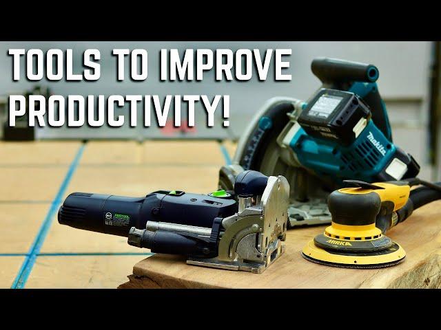 Top 5 Tools To Increase Efficiency In The Woodshop! High End Woodworking Tools.