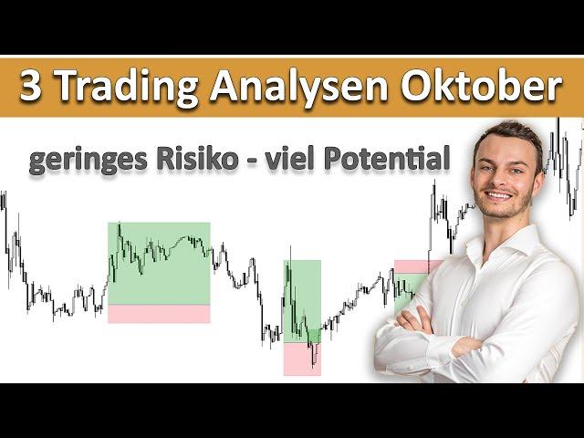 Meine 3 einfachsten Trading Möglichkeiten im Oktober! (jeder Trade erklärt)