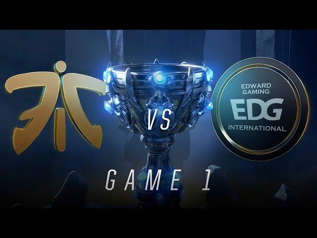 FNC vs EDG | Quarterfinal Game 1 | World Championship | Fnatic vs Edward Gaming (2018)