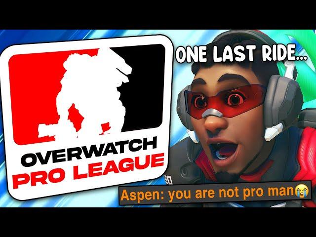 I returned to Pro Overwatch one LAST time...