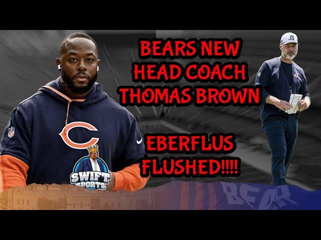 Chicago Bears NEW Head Coach Thomas Brown || Eberflus FIRED