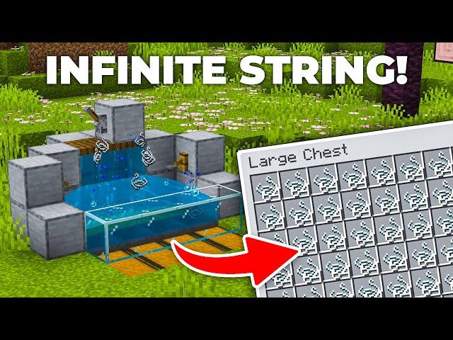 Infinite String Farm in Minecraft 1.20 & 1.21! (Duplication Glitch!) | Minecraft Tutorial