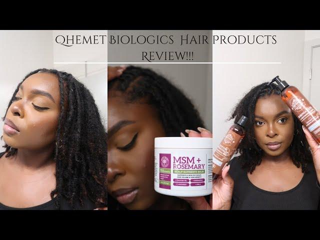 Loc Wash Day Routine w/ Qhemet Biologics Hair Products| First Impressions and Honest Review!!!