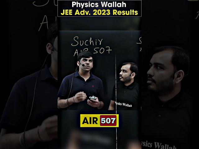 AIR 507 in JEE Advanced 23' From Lakshya Batch  #PWShorts #JEEAdvanced2023 #JEEWallah