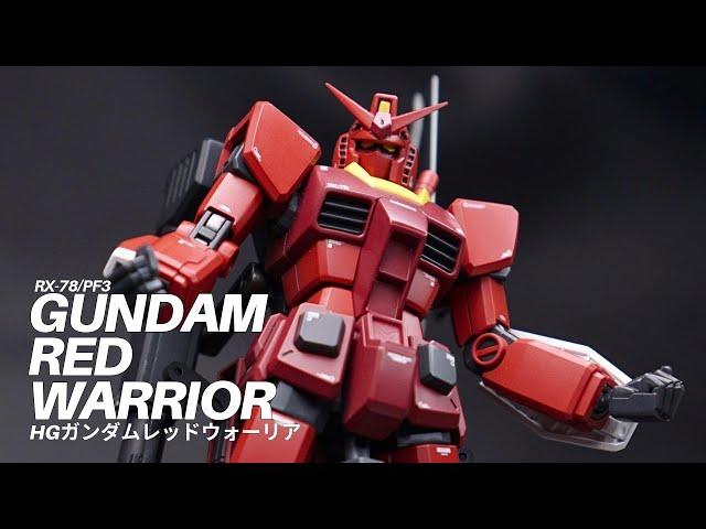 Gunpla Custom Build : HG RX-78 Gundam Red Warrior