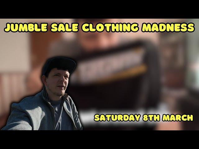 Jumble sale clothing MADNESS | What did I find | Saturday 8th March