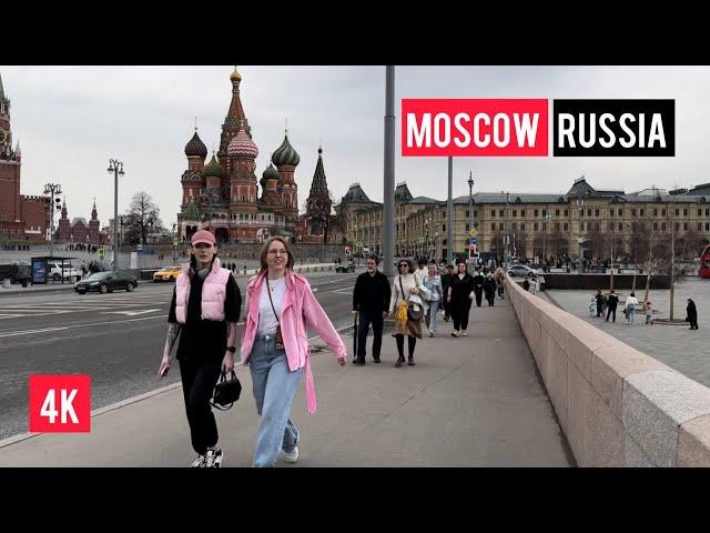  4K HDR | Walking Moscow 2024 | The Best City In The World | Russia Walk Сity Tour | City Center