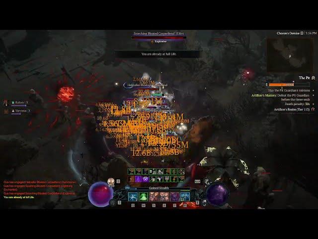 Diablo 4 (Season 6) Pit 113 clear 14:36 (Overpower Flurry Rogue)