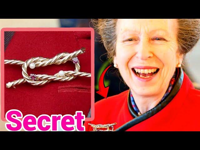 The Heartfelt Secret Behind Princess Anne BELOVED Brooch