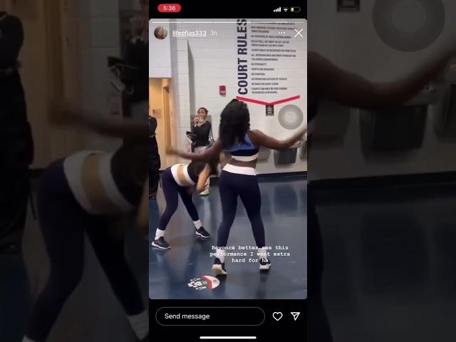 Thee Prancing JSETTES ‘23 - quick lil practice clip #jsettes
