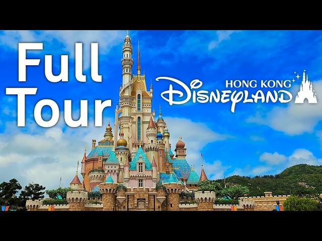 [4K-Park Tour] Hong Kong Disneyland Park - Complete Walkthrough