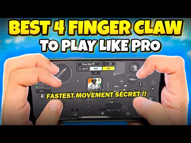 Best 4 Finger Claw | Best Controls & Settings | 4 Finger Control Code | BGMI