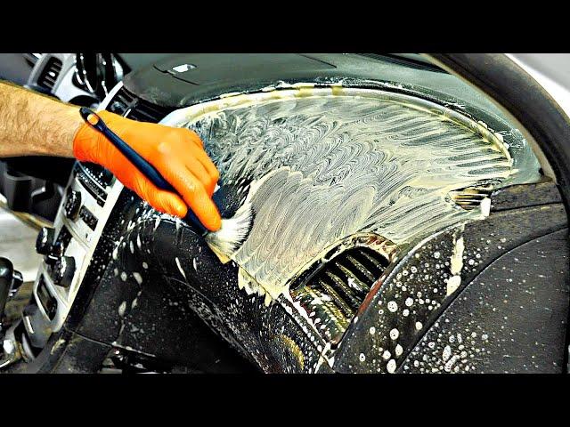 Satisfying ASMR Car Cleaning