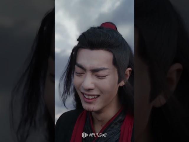 Wei Wuxian felt so bad that he chose to jump from the cliff #TheUntamed #XiaoZhan #WangYibo #shorts