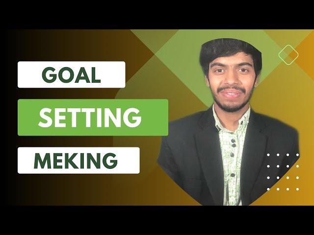 GOAL SETTING MAKING! Key of success/ motivational video