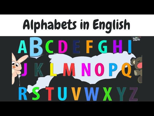 Alphabets | Alphabets in English | Learn ABCD Alphabets| Learn English Alphabets |