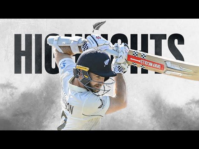 England on Top Despite Williamson 50 | Highlights | New Zealand v England | 1st Test Day 3