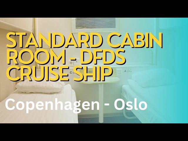 Room Tour  Standard Cabin Room with and without sea view DFDS Cruise Ship ( Eng Sub)