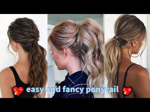 EASY YET FANCY PONYTAIL  COMPILATIONS