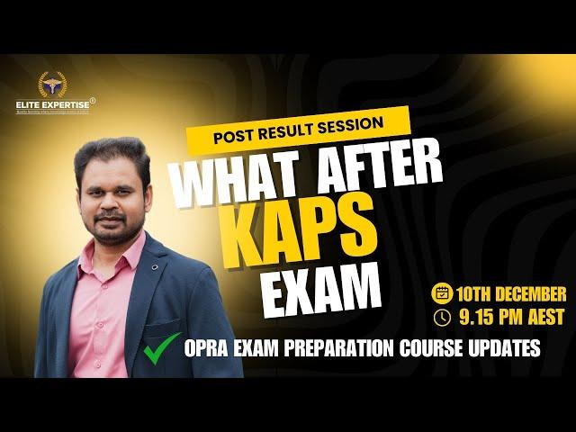 #kaps Exam November  2024 Results Success Meet | Update on OPRA Exam preparation 2025 #youtube