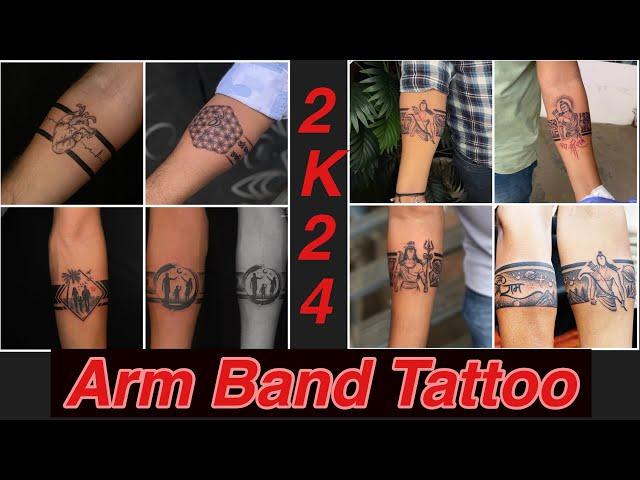 Trending Arm Band Tattoo in 2024 | arm band | band tattoo | arm tattoo #tattoo #armband