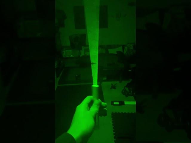 This laser is like a lightsaber!!!