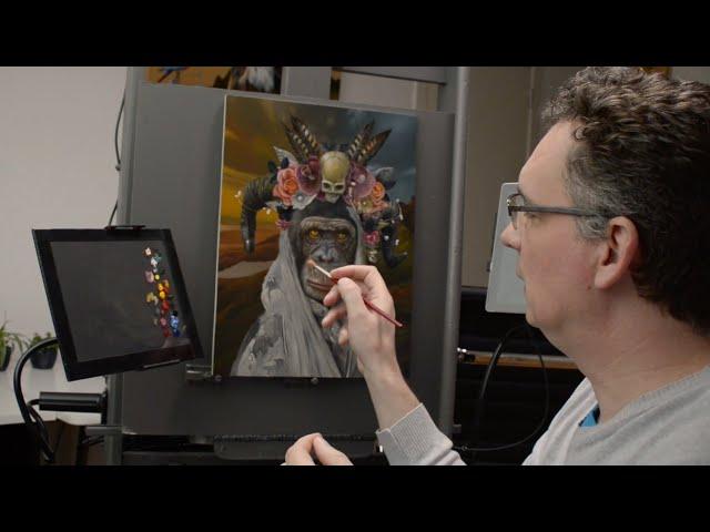 You should use a Vertical Painting Palette