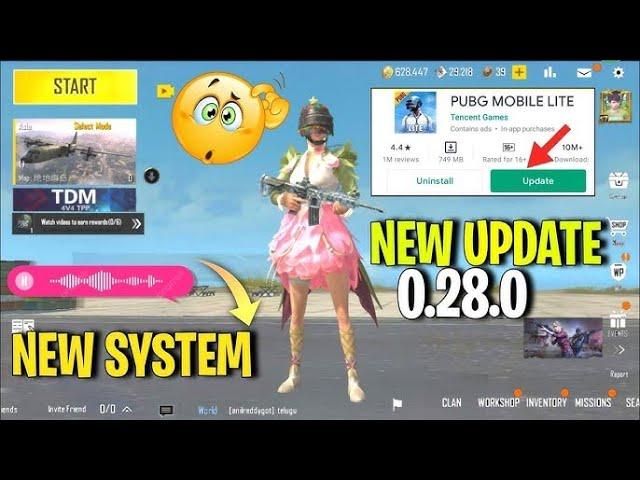 PUBG LITE 0.28.0 NEW UPDATE SOON? - PUBG LITE LIVE TAIGER AK GAMER YT