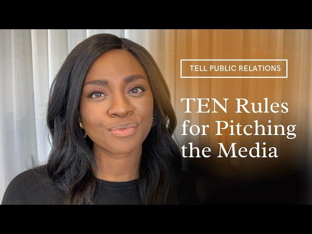 10 Commandments of Media Pitching// How to Pitch the Media // How to Write a Pitch for a Journalist