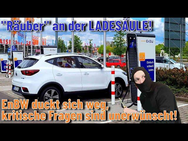 "RÄUBER" an der Ladesäule: EnBW duckt sich weg, kritische Fragen unerwünscht! #Rant #glosse