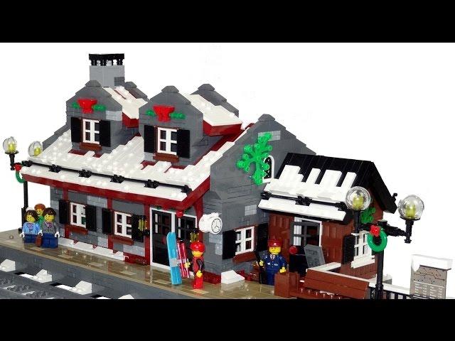 Lego train station MOC for Lego Ideas