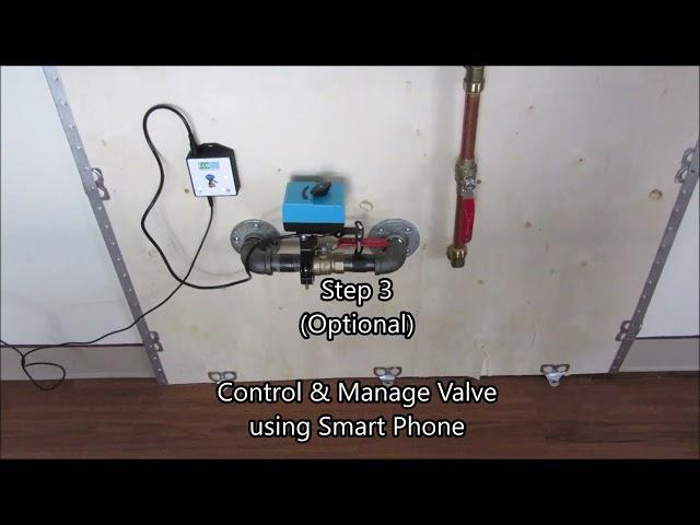 Bulldog Valve Robot in action with leak sensors