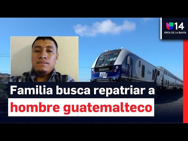 Guatemalteco intentaba cruzar las vías del tren cuando fue atropellado: su familia busca repatriarlo