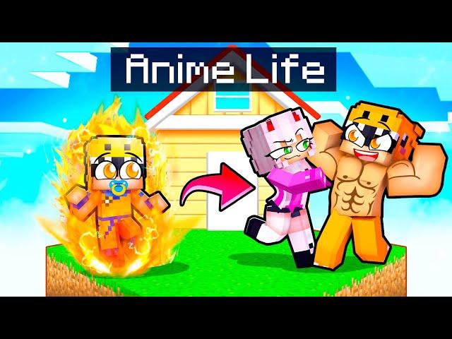 Having An ANIME LIFE In Minecraft!