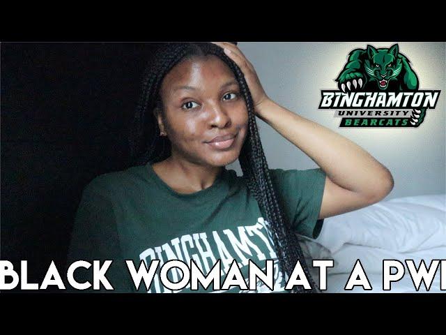 MY EXPERIENCE AS A BLACK WOMAN AT A PWI | BINGHAMTON UNIVERSITY SOM | COLLEGE TALK | KENSTHETIC